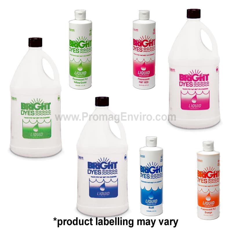 Fluorescent Water Tracing Dye - Red or Green - 1 Gallon