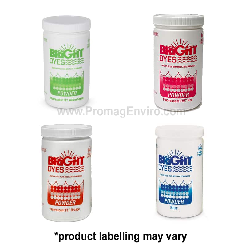 Bright Dye Products, Water Tracing Dye Powder