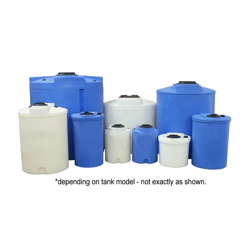Triangle Poly Tank Cylindrical Tank, Double Walled, Polyethylene